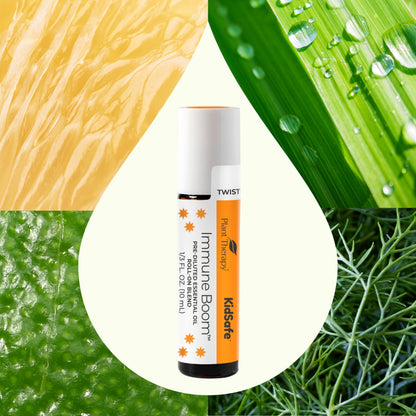 Plant Therapy Immune Boom KidSafe Roll-On – 10 mL Pure Essential Oil Blend