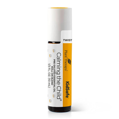 Plant Therapy KidSafe Calming the Child Essential Oil Blend 10 mL Roll-On – Tangerine, Lavender & Roman Chamomile