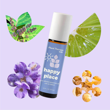 Plant Therapy KidSafe Happy Place Roll-On 10 mL – Pure Essential Oil Blend
