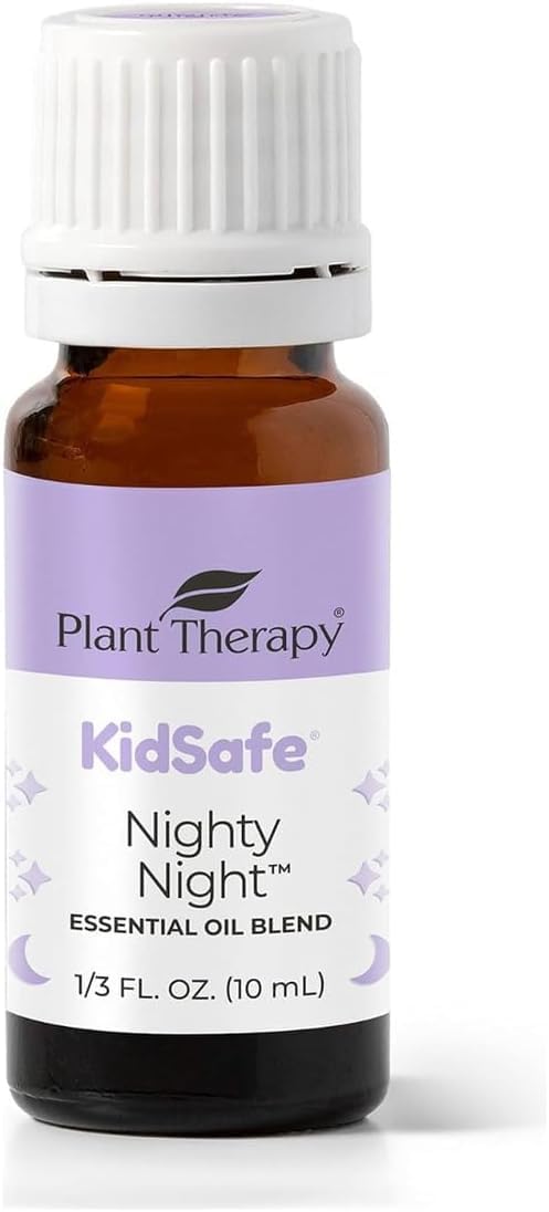 Plant Therapy KidSafe Nighty Night Essential Oil Blend for Sleep 10 mL – Therapeutic Grade