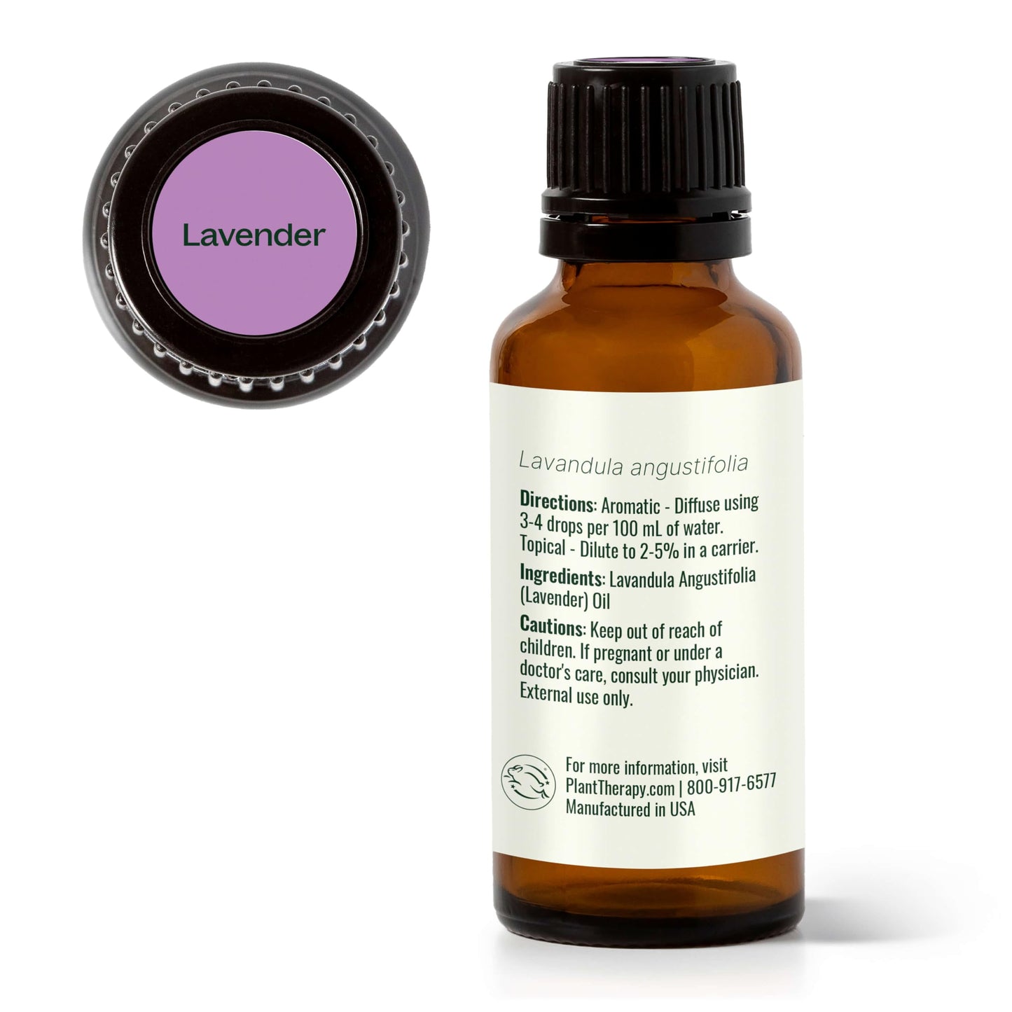 Plant Therapy Lavender Essential Oil 30 mL (1 oz) – 100% Pure & Therapeutic Grade