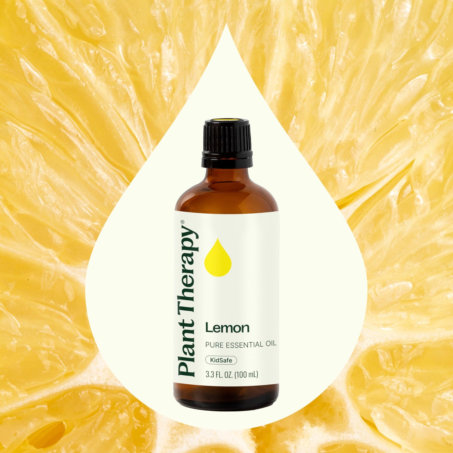 Plant Therapy Lemon Essential Oil 100 mL | 100% Pure, Undiluted, Therapeutic Grade