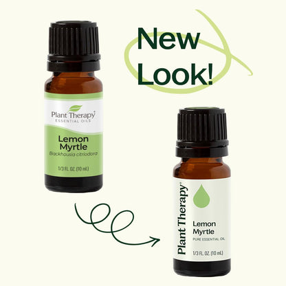 Plant Therapy Lemon Myrtle Essential Oil 10 mL (1/3 oz) – 100% Pure, Undiluted, Therapeutic Grade