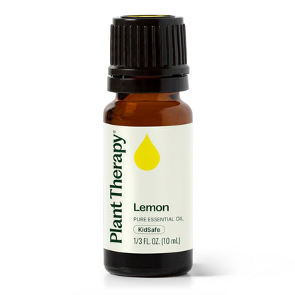 Plant Therapy Lemon Essential Oil 10 mL | Pure, Undiluted Aromatherapy