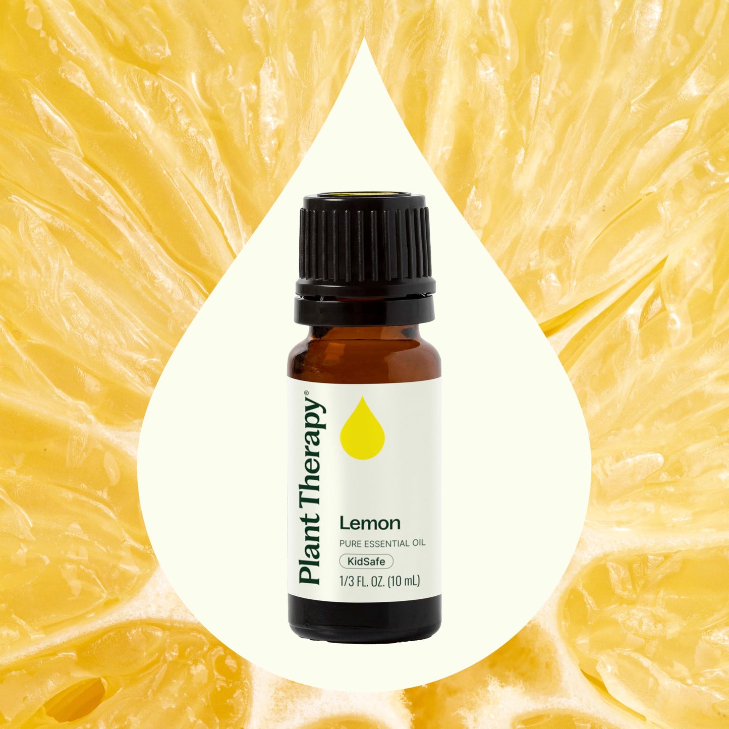 Plant Therapy Lemon Essential Oil 10 mL | Pure, Undiluted Aromatherapy
