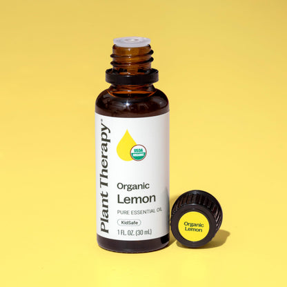 Plant Therapy Lemon Essential Oil – 100% Pure, USDA Organic, 30 mL