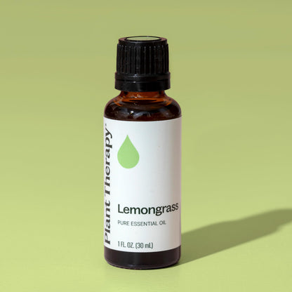 Plant Therapy Lemongrass Essential Oil 30 mL (1 oz) – 100% Pure, Undiluted, Therapeutic Grade