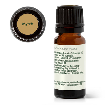 Plant Therapy Myrrh Essential Oil – 100% Pure, Undiluted, Therapeutic Grade, 10 mL