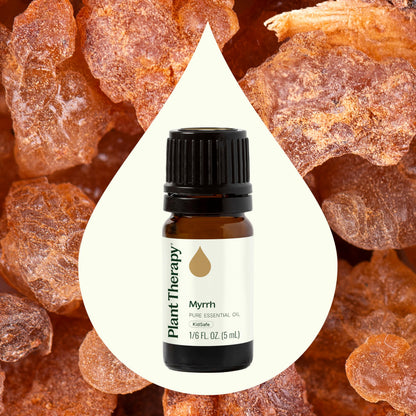 Plant Therapy Myrrh Essential Oil 5 mL – 100% Pure, Therapeutic Grade