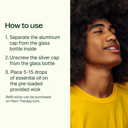 Plant Therapy Aromatherapy Nasal Inhaler 3-Pack – Portable Aluminum & Glass Inhalers