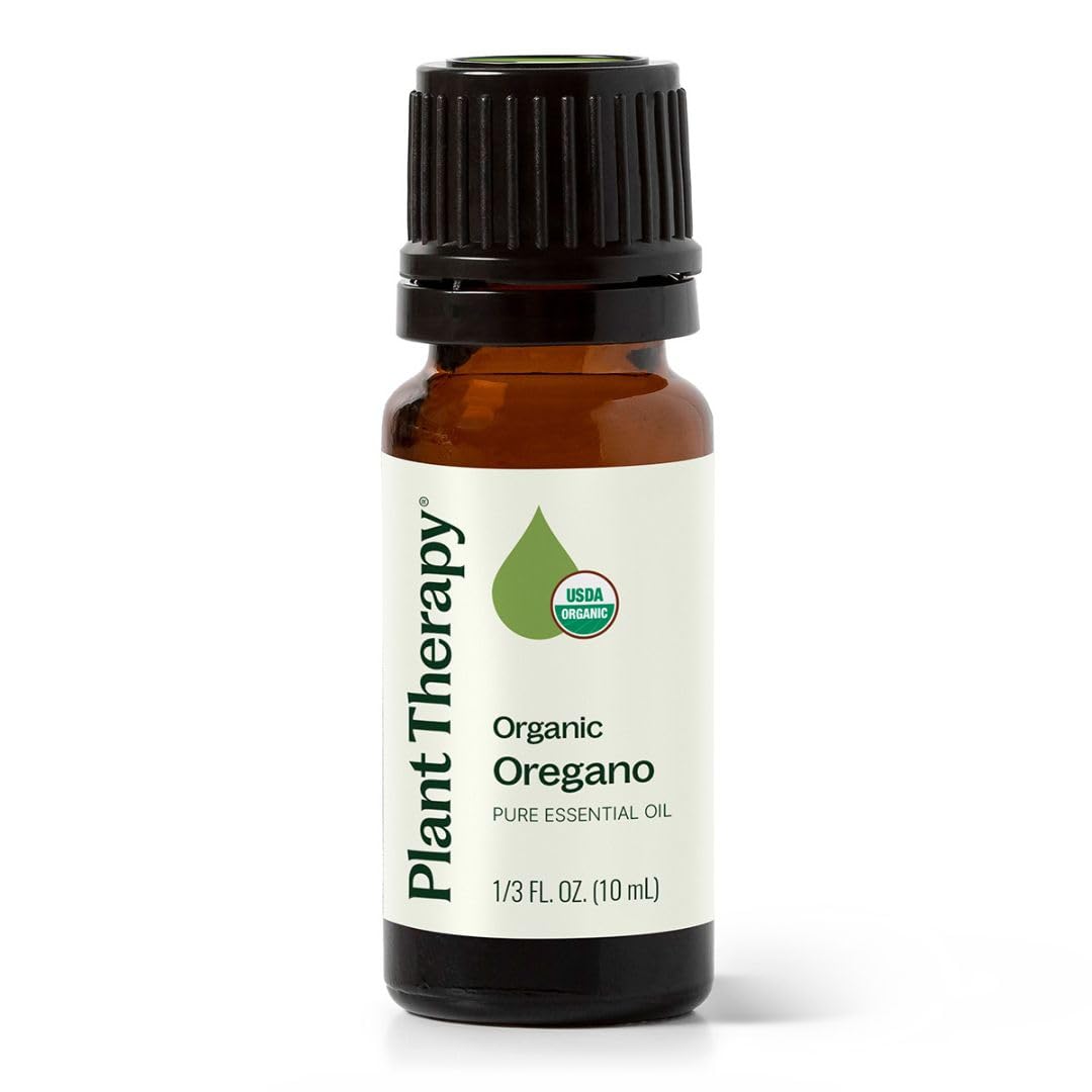 Plant Therapy Organic Oregano Essential Oil 100% Pure – USDA Organic, Therapeutic Grade 10 mL