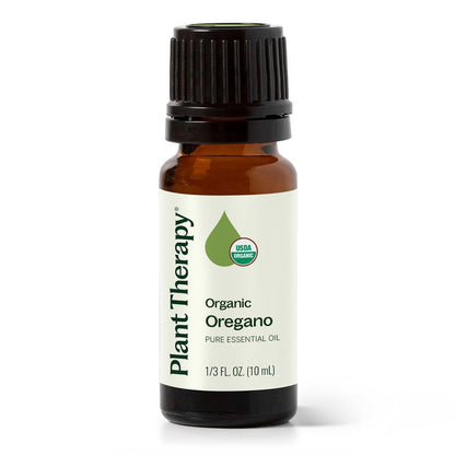 Plant Therapy Organic Oregano Essential Oil 100% Pure – USDA Organic, Therapeutic Grade 10 mL