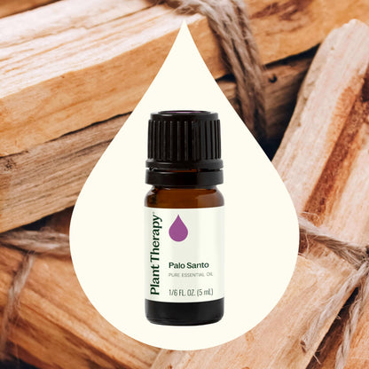 Plant Therapy Palo Santo Essential Oil 5 mL – 100% Pure, Undiluted, Therapeutic Grade