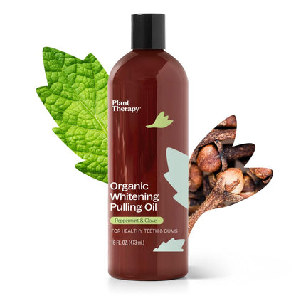 Plant Therapy Organic Pulling Oil 16 oz – Coconut & Peppermint