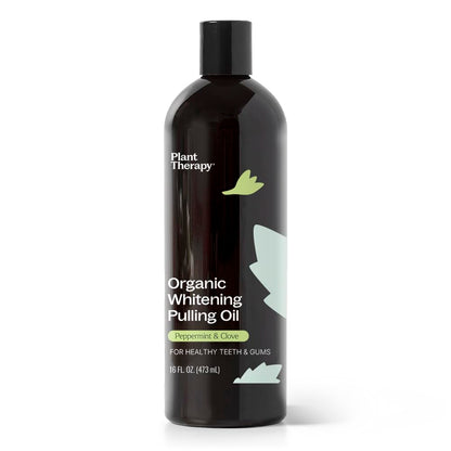 Plant Therapy Organic Pulling Oil 16 oz – Coconut & Peppermint