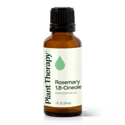 Plant Therapy Rosemary Essential Oil for Hair Growth – 100% Pure, Undiluted, Therapeutic Grade 30 mL (1 oz)