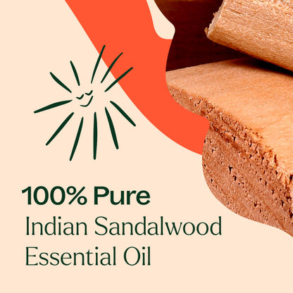 Plant Therapy Sandalwood Indian Essential Oil 2.5 mL – 100% Pure, Therapeutic Grade