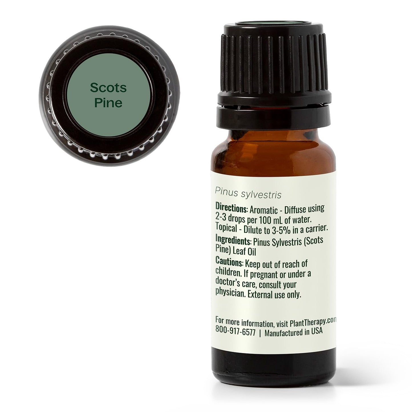 Plant Therapy Scots Pine Essential Oil 10 mL (1/3 oz) - 100% Pure, Undiluted, Therapeutic Grade