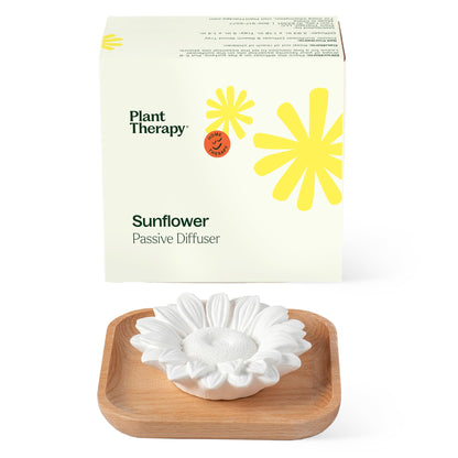 Plant Therapy Passive Sunflower Essential Oil Diffuser – No Heat or Water