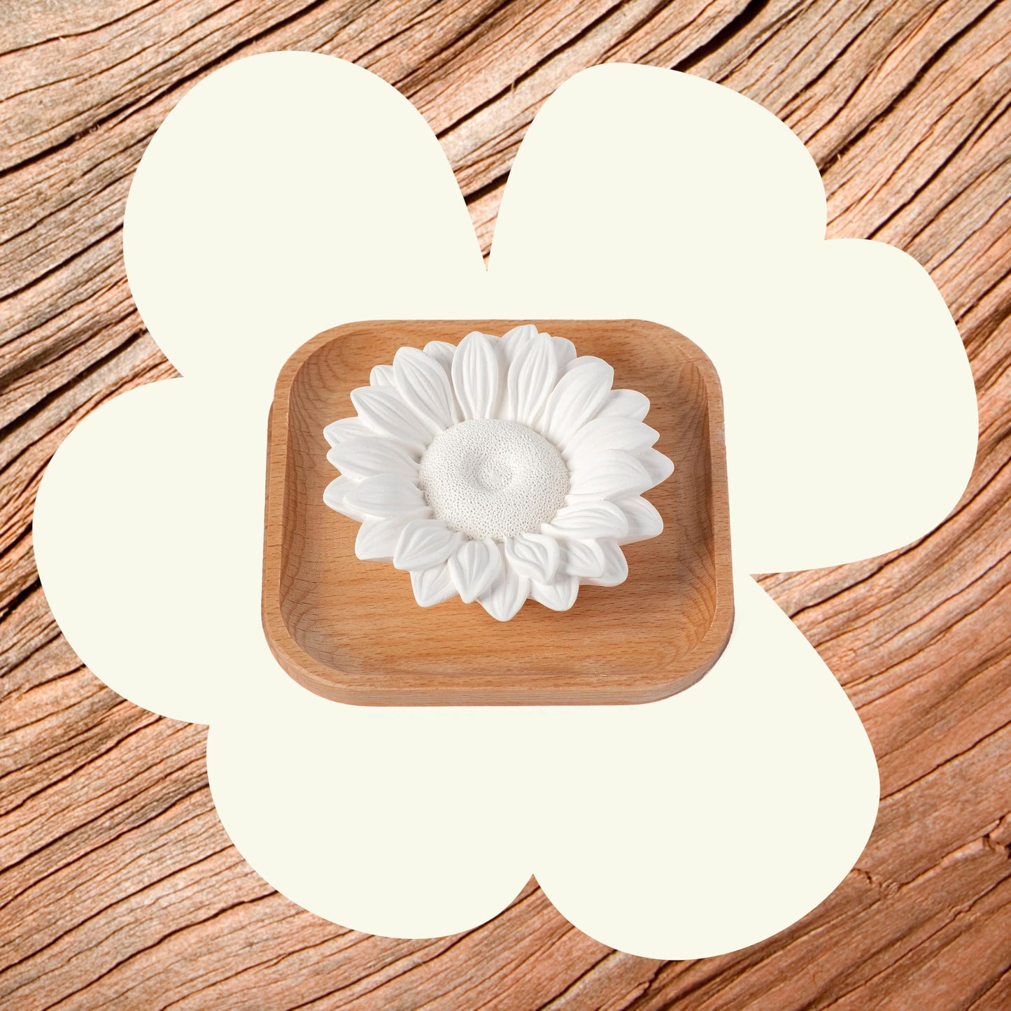 Plant Therapy Passive Sunflower Essential Oil Diffuser – No Heat or Water