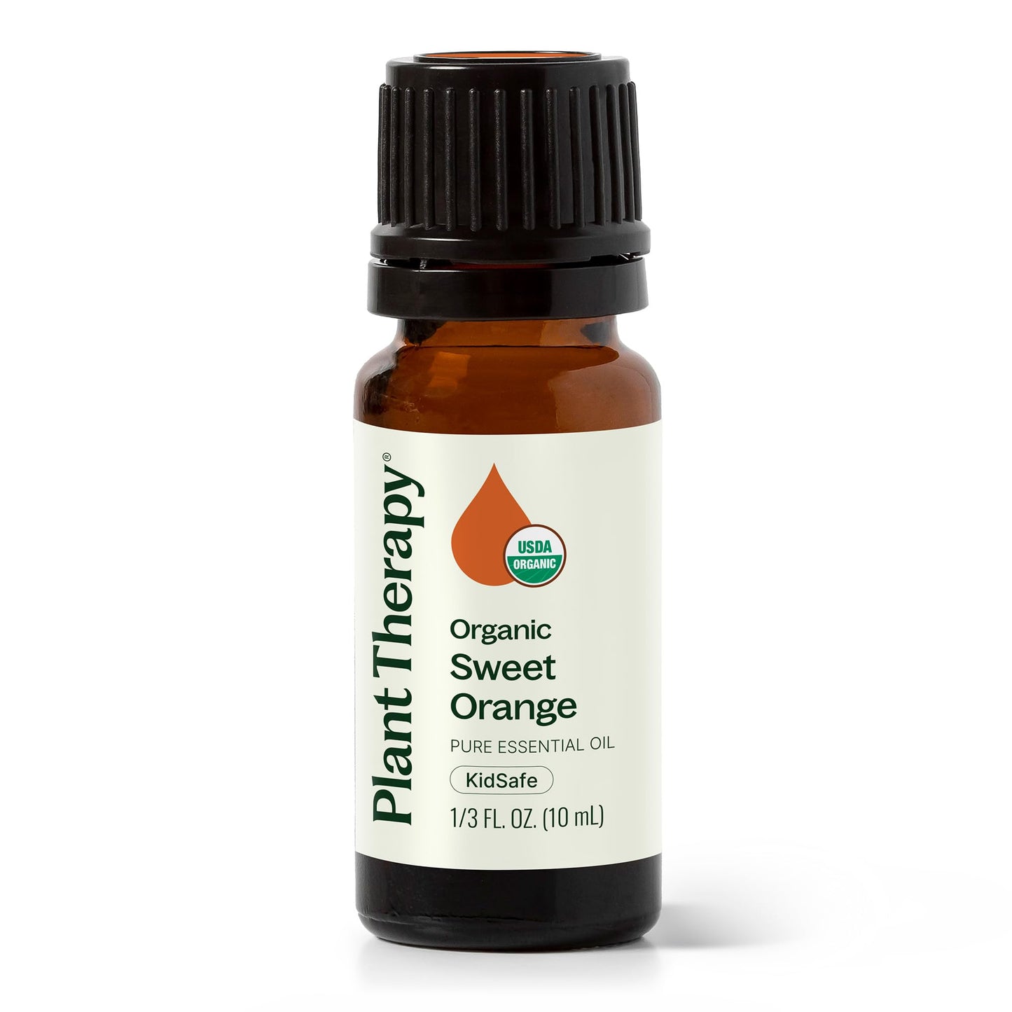 Plant Therapy Sweet Orange Organic Essential Oil – 10 mL, 100% Pure