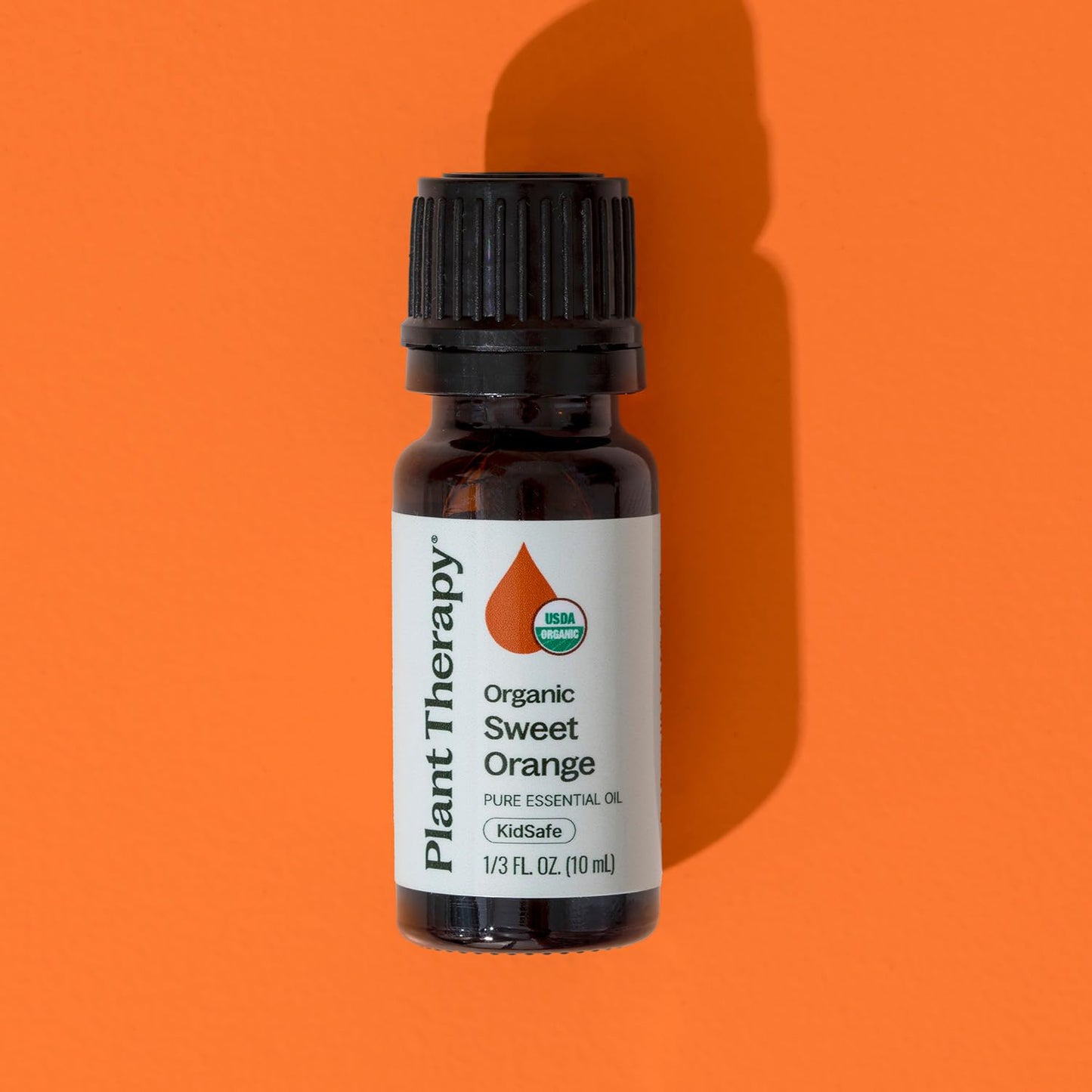 Plant Therapy Sweet Orange Organic Essential Oil – 10 mL, 100% Pure