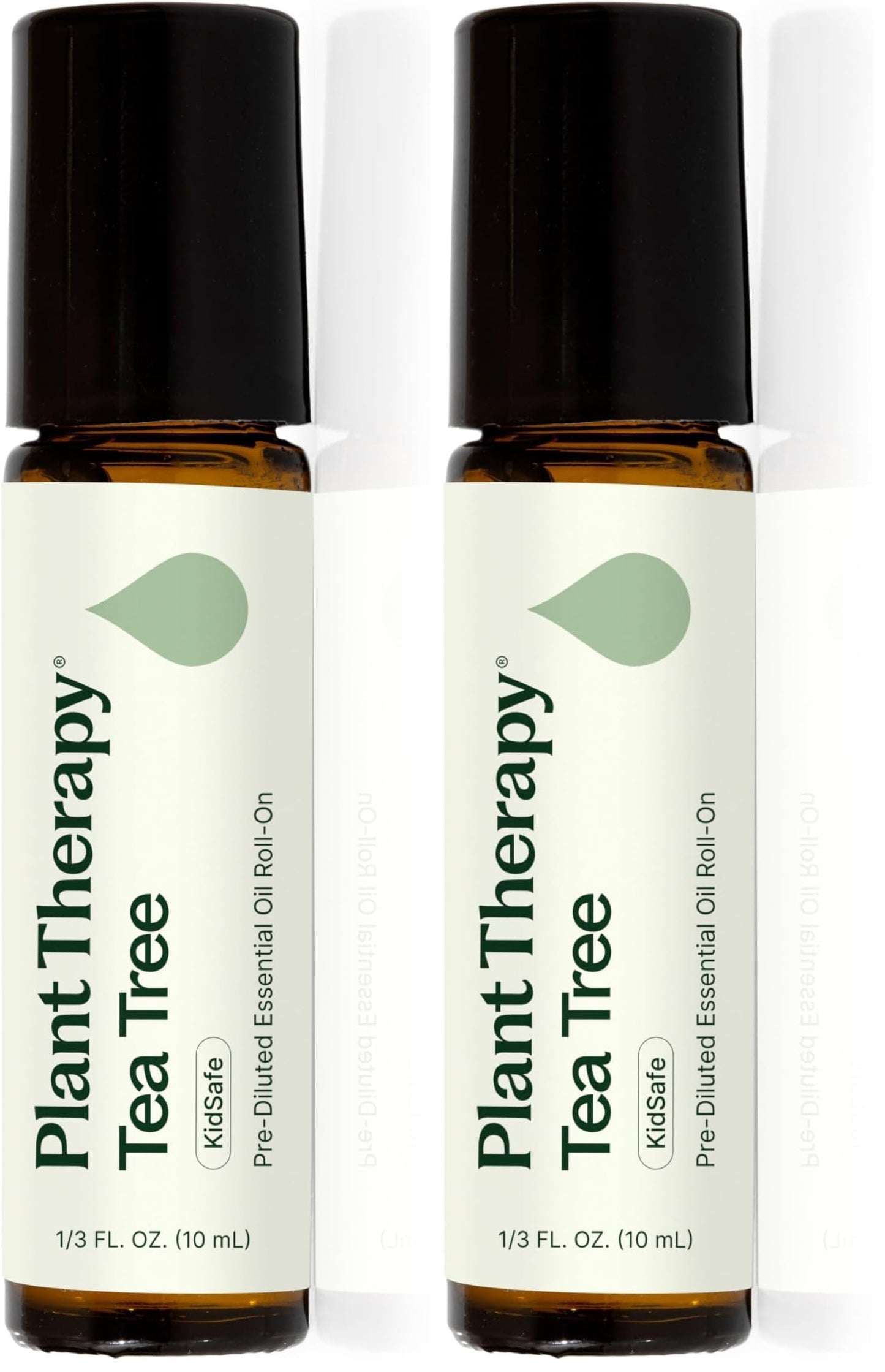 Plant Therapy Tea Tree Essential Oil 100% Pure – Pre-Diluted Roll-On (10 mL) Pack of 2