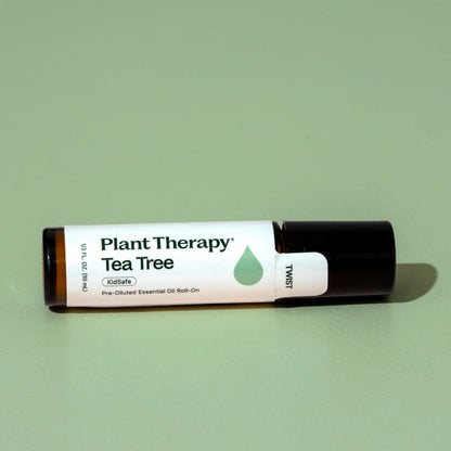 Plant Therapy Tea Tree Essential Oil 100% Pure – Pre-Diluted Roll-On (10 mL) Pack of 2