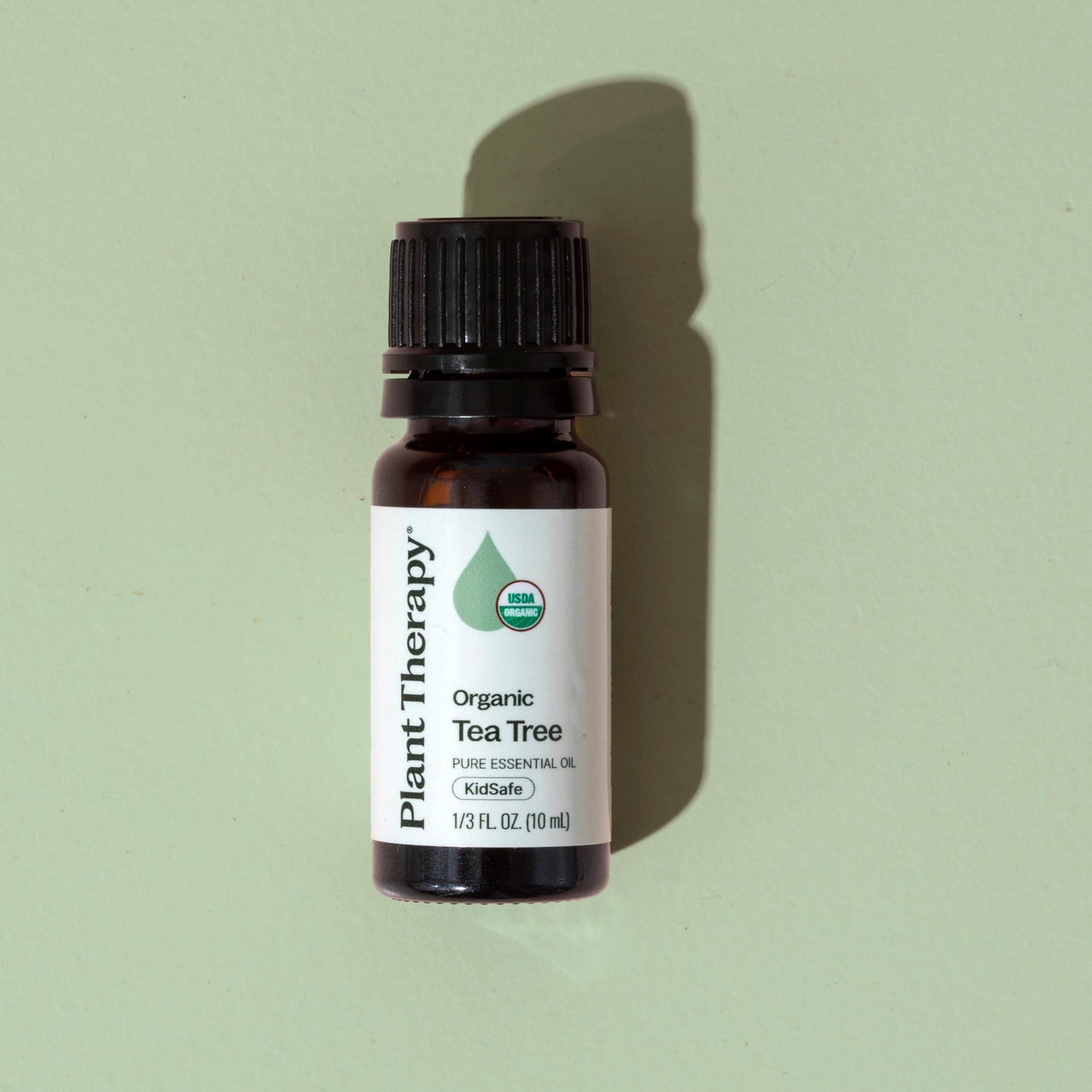 Plant Therapy Tea Tree Oil 100% Pure Organic (Melaleuca) - USDA Certified, 10 mL