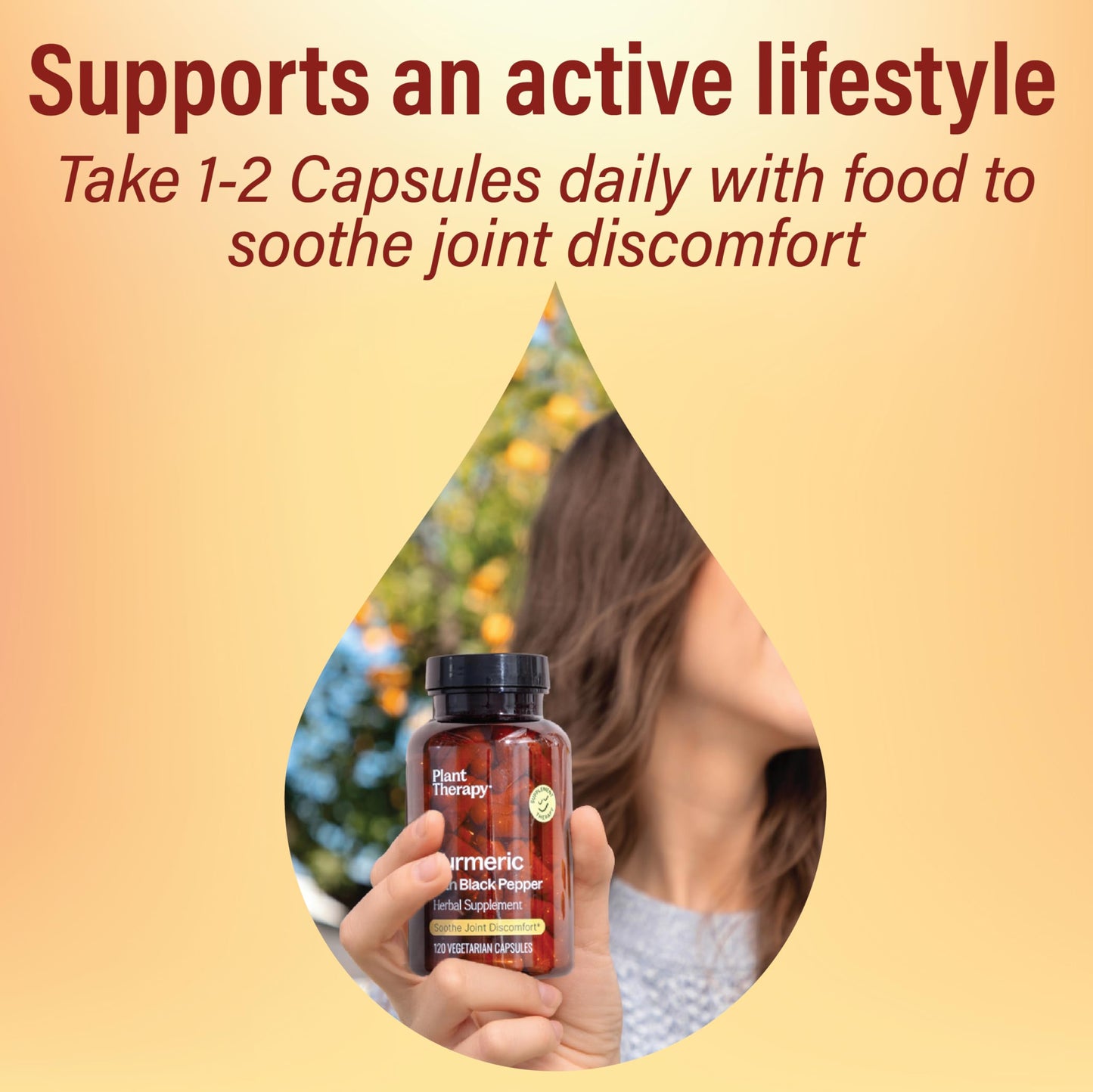 Plant Therapy Turmeric Black Pepper Capsules – USA Made, 4-Month Supply