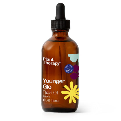 Plant Therapy Younger Glo Carrier Oil Blend - 4 oz | Pure Carrier Oil for Aromatherapy & Massage