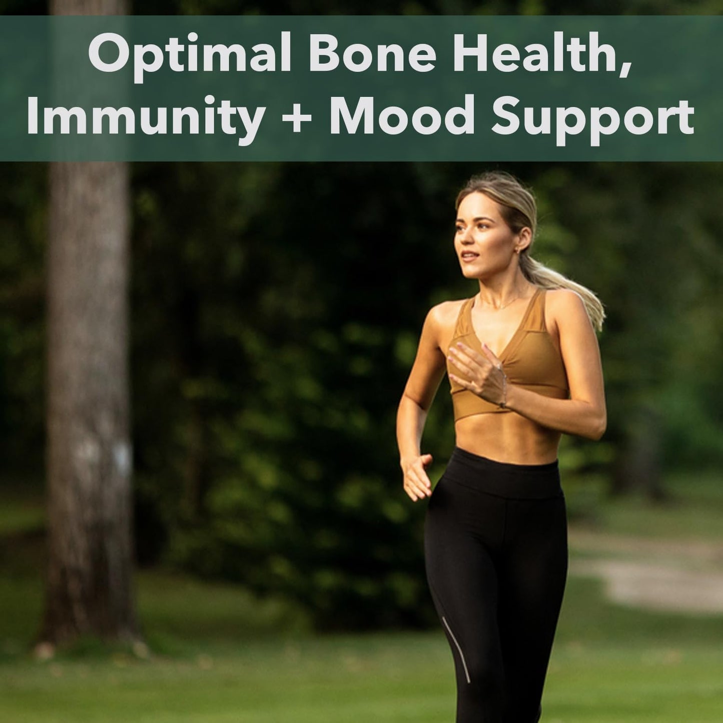 PlantFusion Organic Vegan Vitamin D3 + K2 5,000 IU | 60 Capsules | Immune Support & Bone Health
