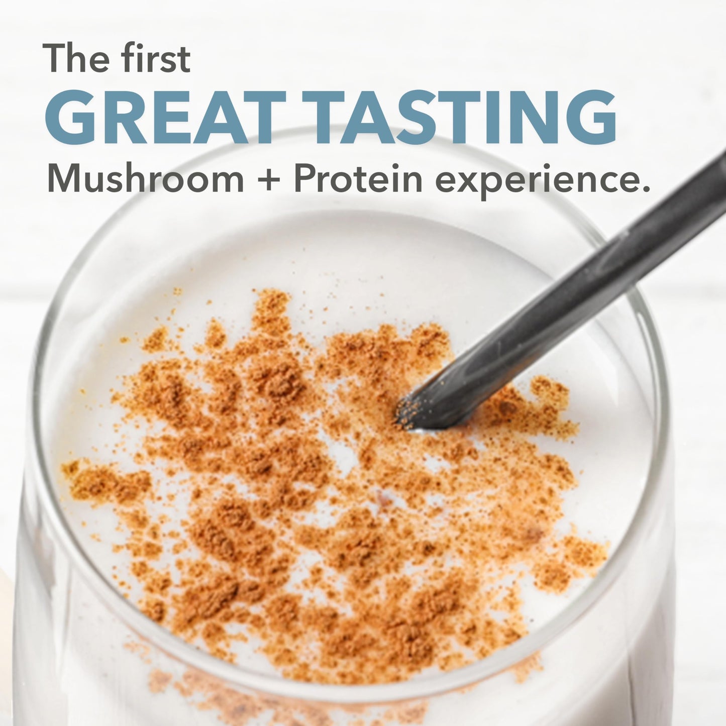 PlantFusion Mushroom Protein Powder – 3 in 1 Vegan Protein, Adaptogen, Chocolate 1lb