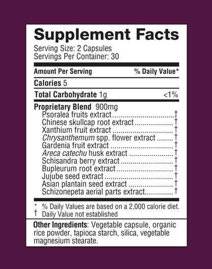 Plantiva AllerDx Natural Herbal Seasonal Support - Non-Drowsy & Fast-Acting (60 Capsules)