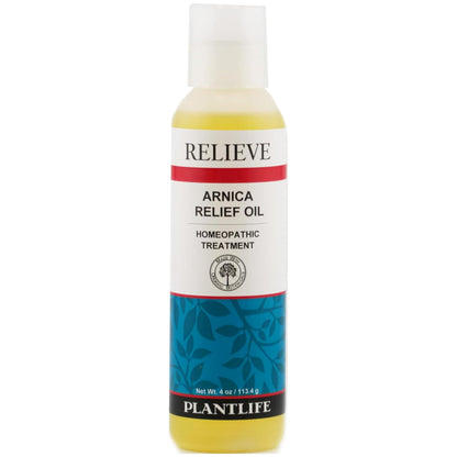 Plantlife Arnica Relieve Oil – Homeopathic Relief for Everyday Use, Made in California