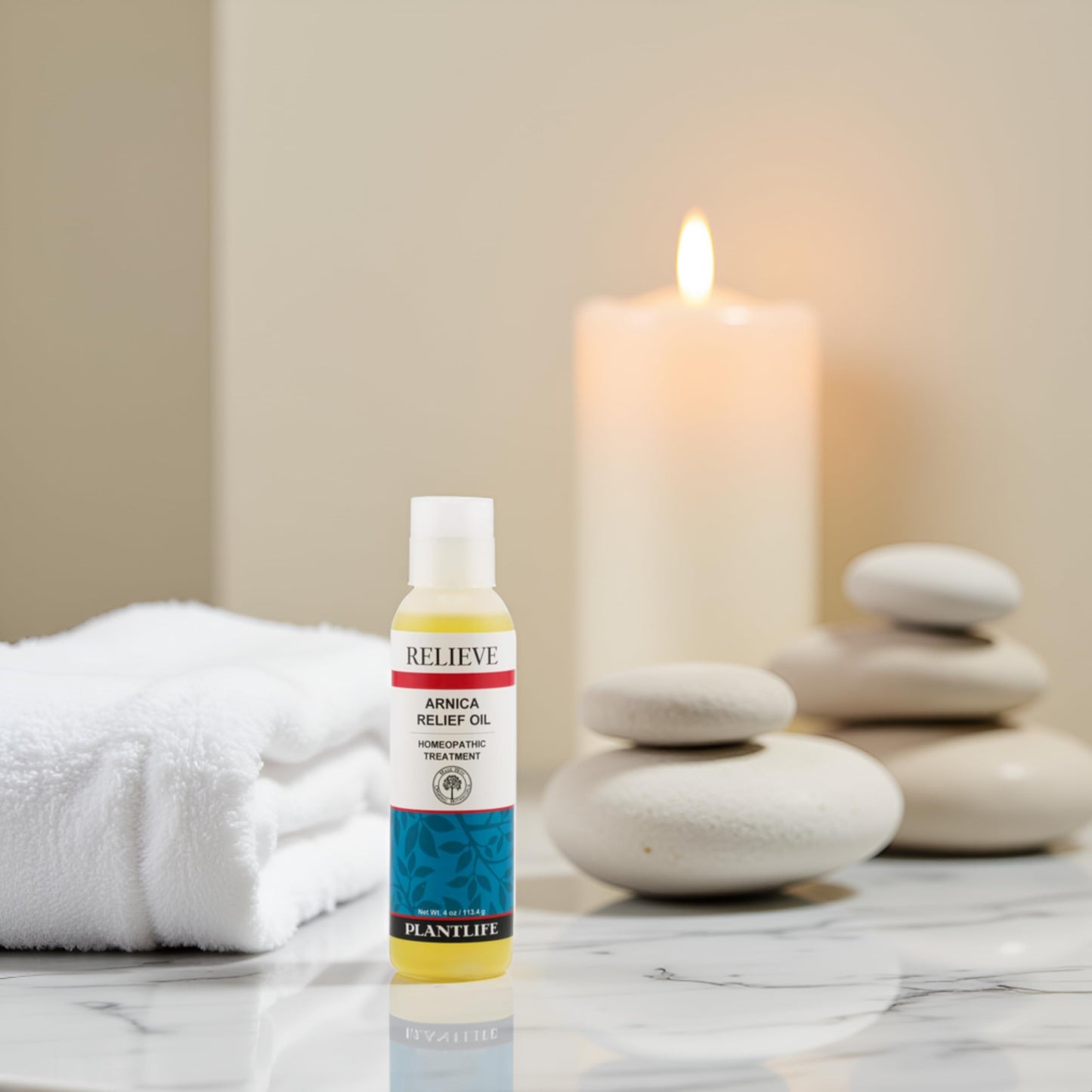 Plantlife Arnica Relieve Oil – Homeopathic Relief for Everyday Use, Made in California