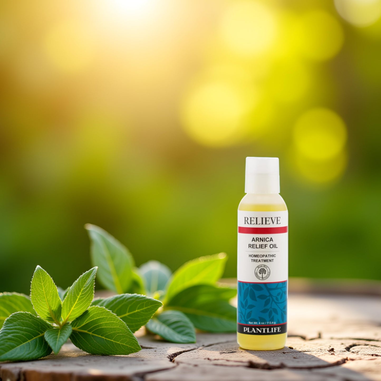 Plantlife Arnica Relieve Oil – Homeopathic Relief for Everyday Use, Made in California