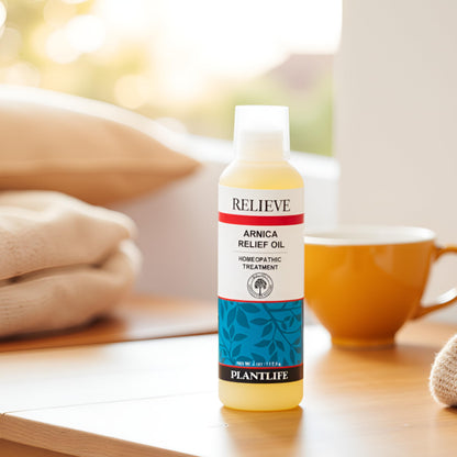Plantlife Arnica Relieve Oil – Homeopathic Relief for Everyday Use, Made in California
