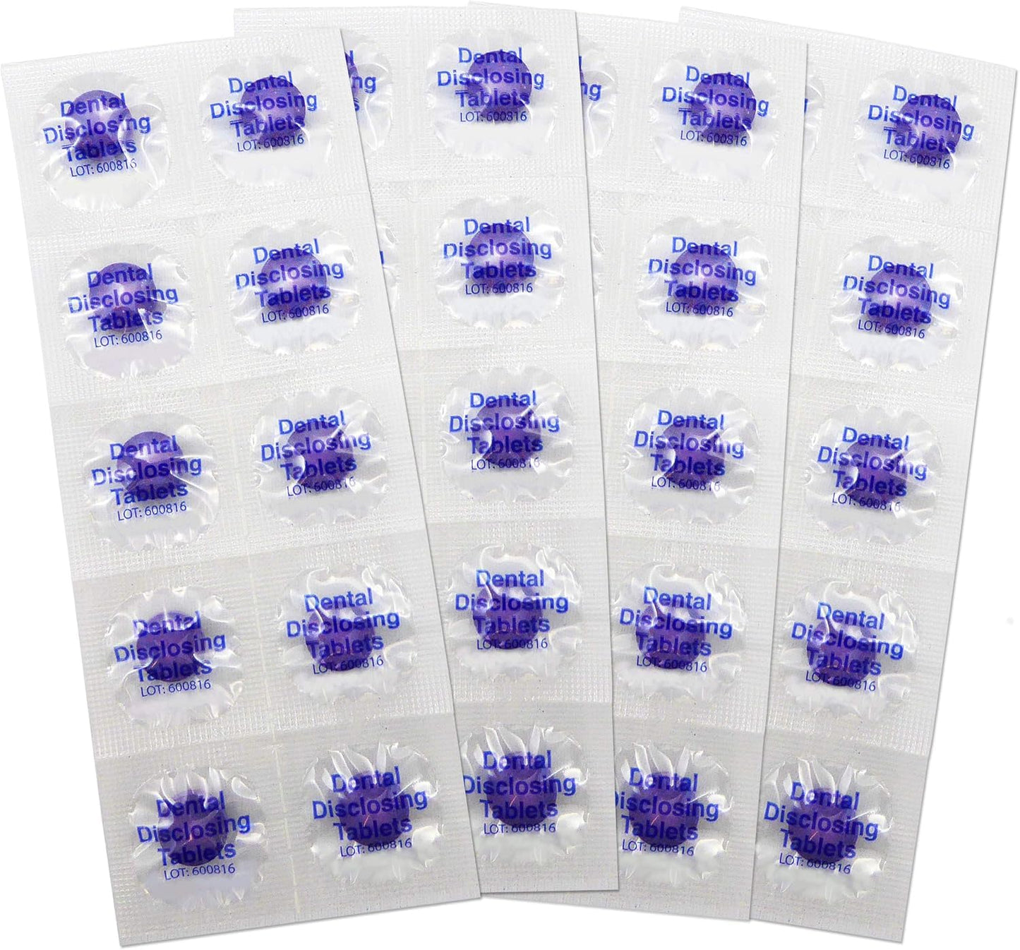 Plaqsearch Disclosing Tablets – 40-Count Two-Tone Plaque Detection Chews