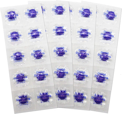 Plaqsearch Disclosing Tablets – 40-Count Two-Tone Plaque Detection Chews