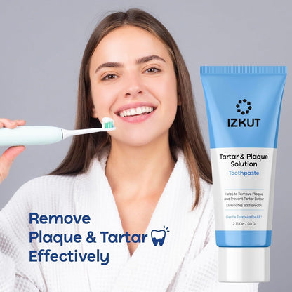 Plaque & Tartar Remover Toothpaste - Deep Clean, Tartar Control, Mint - 2 Pack