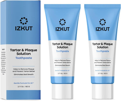 Plaque & Tartar Remover Toothpaste - Deep Clean, Tartar Control, Mint - 2 Pack