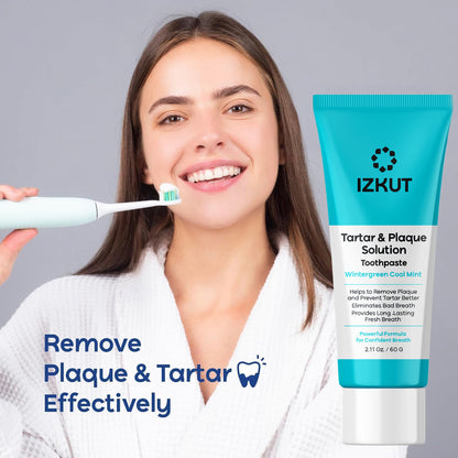 Plaque & Tartar Remover Toothpaste – Deep Clean, Tartar Control (Wintergreen)