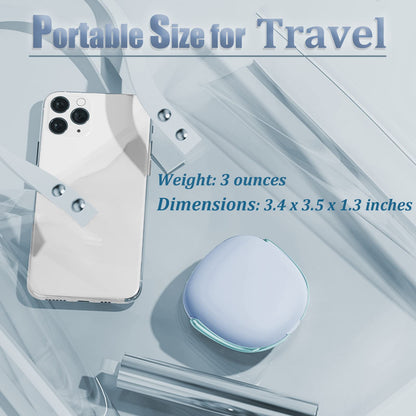 Portable Ultrasonic Contact Lens Cleaner with USB Charger (Blue)