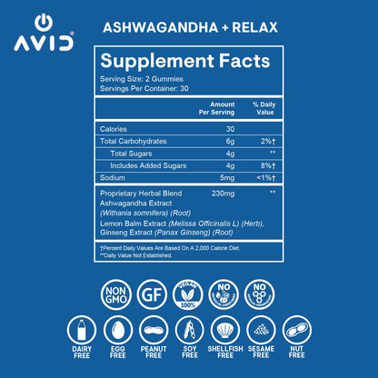 Playboy Ashwagandha + Relax Gummies – 60 Count Strawberry, Vegan, Non-GMO