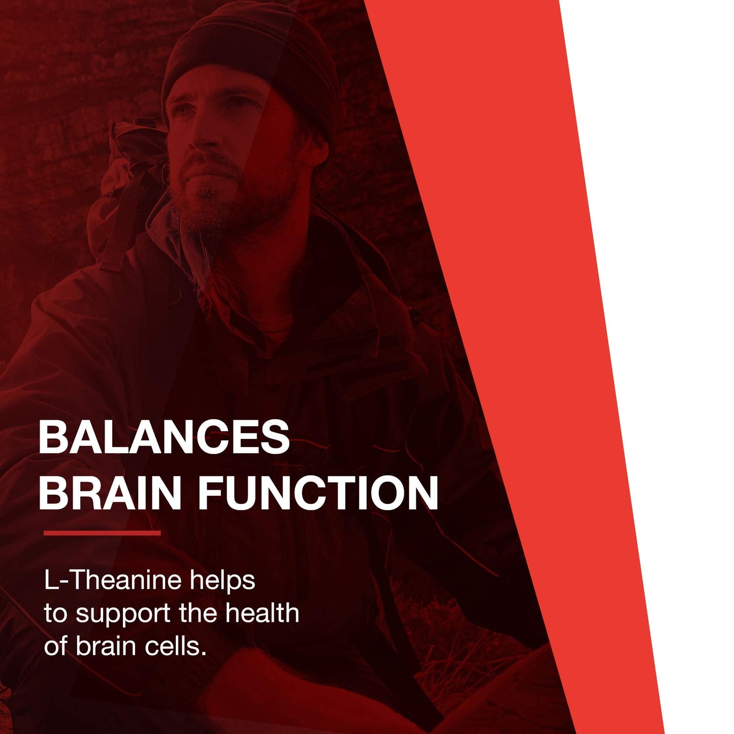 L-Theanine 200mg | Non-Drowsy Stress Relief | 60 Veg Caps