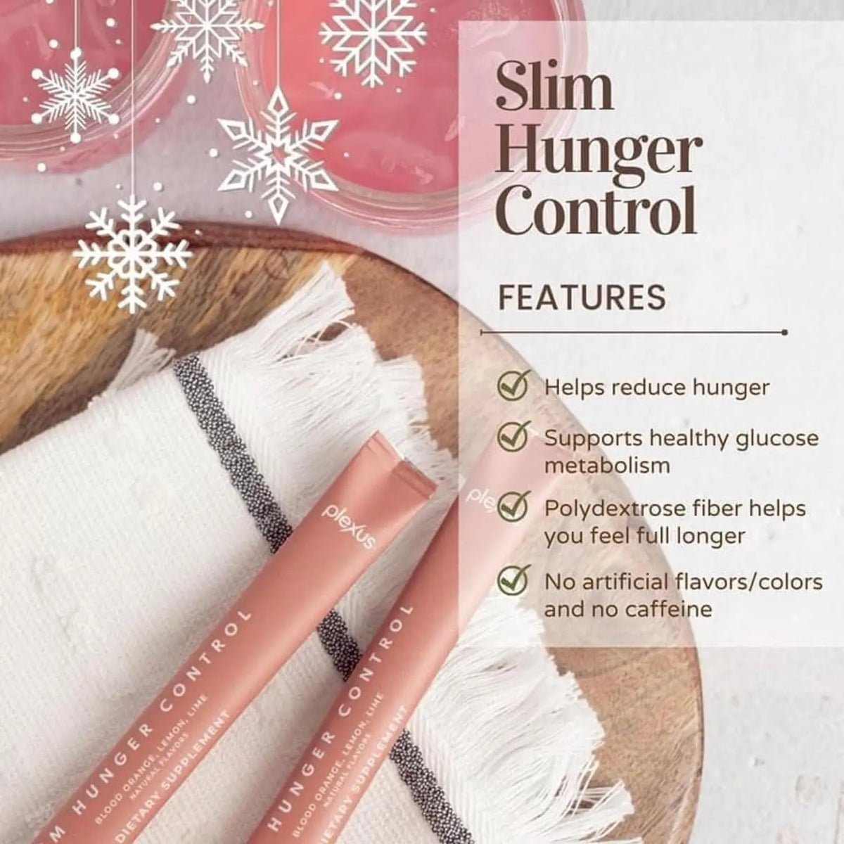 Plexus Slim Hunger Control – 30 Packets | Vegan & Gluten Free Dietary Supplement BritishVita | Premium UK Vitamins & Wellness Supplements