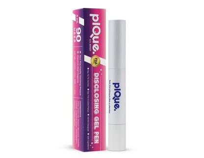 PLQUE Disclosing Gel Pen – Plaque Detector for Brushing (90 Uses)