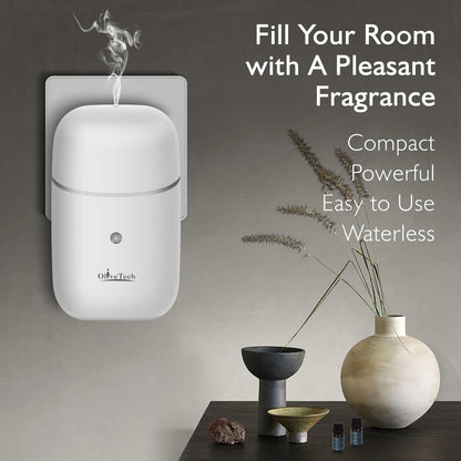 Plug in Waterless Diffuser - OliveTech Cold Air Diffusion, Hotel Collection (2x10ml Oils)