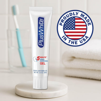 Plus White Speed Whitening Gel - 5 Minute Teeth Whitening (2 oz, Pack of 2)